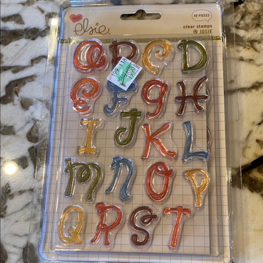 Elsie Clear Alphabet Stamps